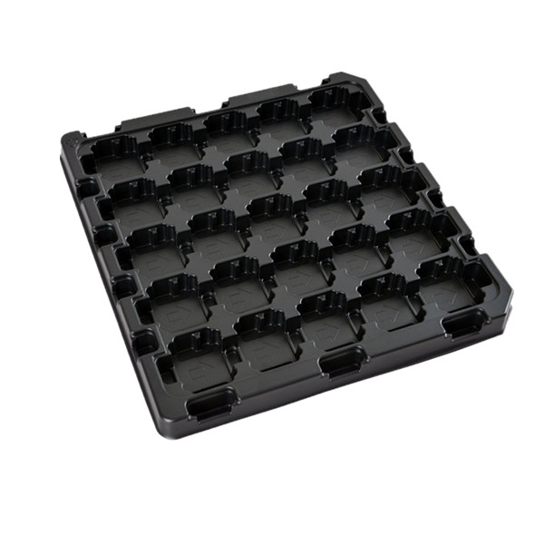 Black esd antistatic ps tray support any size free tooling cost